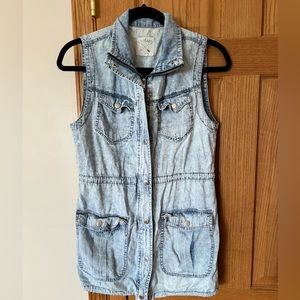 Pacsun LA Hearts Long Vest